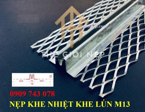 Nẹp Co Giãn Khe Nhiệt - Khe Lún M13mm Inox 304 - Ảnh 3