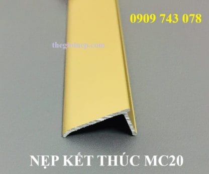 Nẹp Kết Thúc MC20 Vàng Mờ