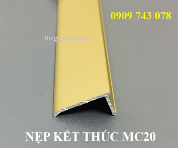Nẹp Kết Thúc MC20 Vàng Mờ