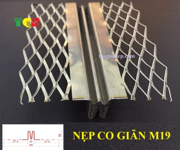 Nẹp Khe Nhiệt - Khe Lún M19 Inox 304