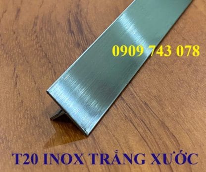 Alternative view of Nẹp T20mm Inox Trắng Xước