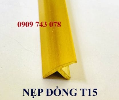 Nẹp Đồng T15 Trơn