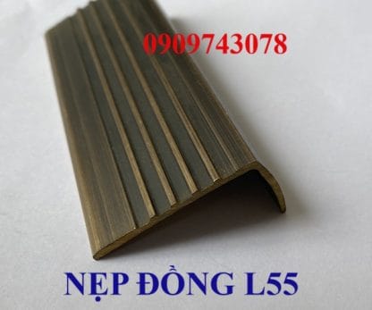 Nẹp Đồng Chống Trơn L55x20