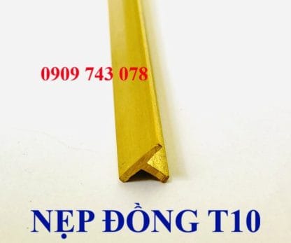 Nẹp Đồng T10 Trơn