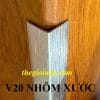 Nẹp V20 Nhôm Xước